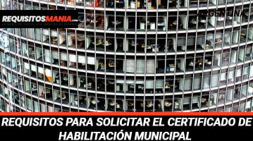 Certificado de Habilitación Municipal 