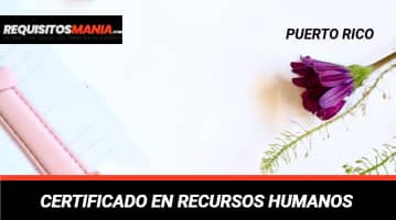 Certificado en recursos humanos 