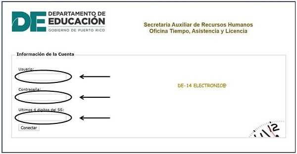 Descargar el Formulario DE-14