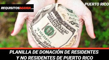 Planilla de donación