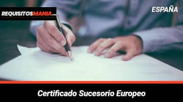 Certificado Sucesorio Europeo