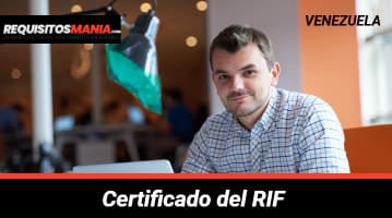 Certificado del RIF 