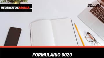 Formulario 0020 