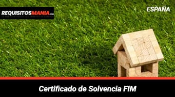 Certificado de Solvencia FIM 
