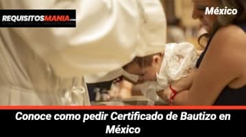 Certificado de Bautizo 