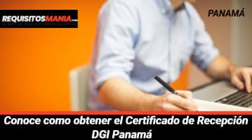 Certificado de Recepción DGI Panamá 			 			