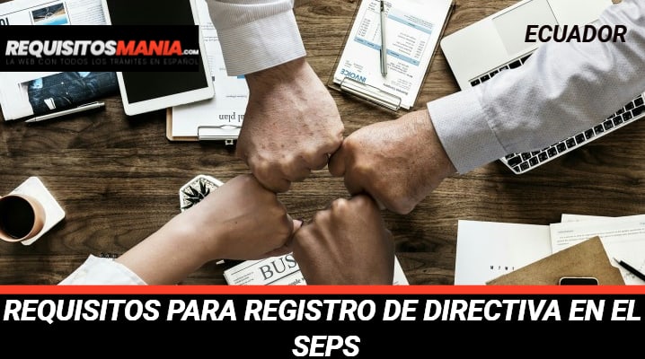 Requisitos para registro de directiva en el SEPS